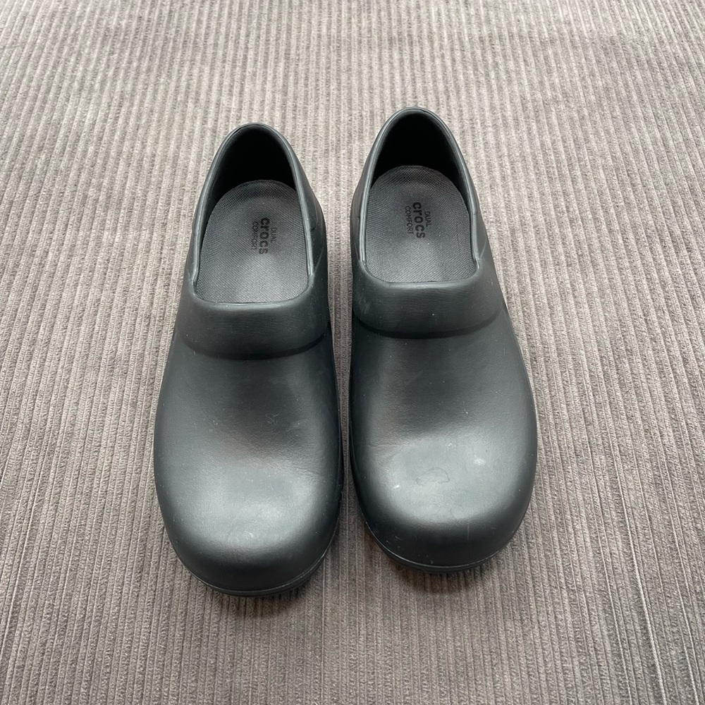 Crocs Black Neria Pro Dual Comfort Size 10 Women - Picture 1 of 8